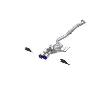 MBRP [23 - 25 Toyota Corolla GR 1.6L] T304 SS 3in Cat - Back Dual Center Rear w/ Burnt End Tips | S43033BE - JDMuscleCat Back Exhaust SystemmbrpS43033BE