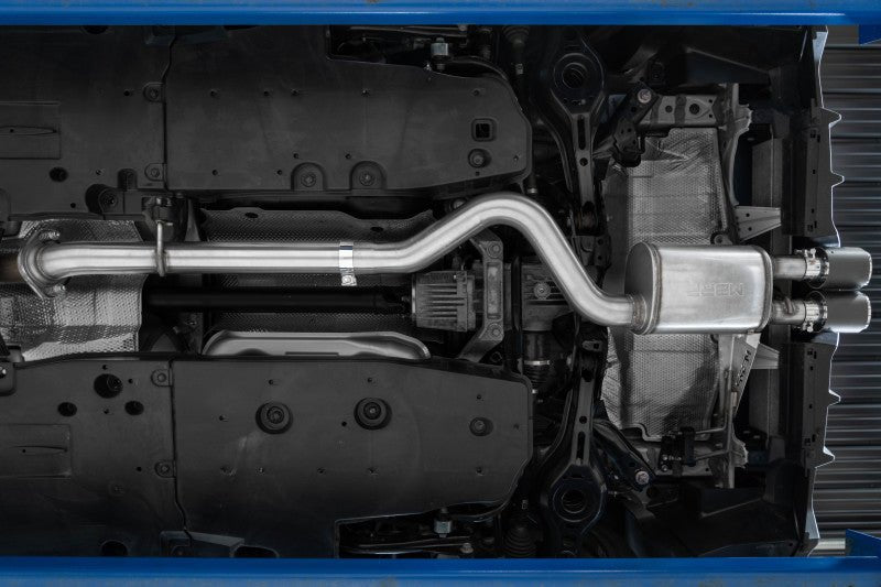 MBRP [23 - 25 Toyota Corolla GR 1.6L] T304 SS 3in Cat - Back Dual Center Rear w/ Carbon Fiber Tips | S43033CF - JDMuscleCat Back Exhaust SystemmbrpS43033CF