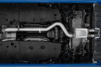 MBRP [23 - 25 Toyota Corolla GR 1.6L] T304 SS 3in Cat - Back Dual Center Rear w/ Carbon Fiber Tips | S43033CF - JDMuscleCat Back Exhaust SystemmbrpS43033CF