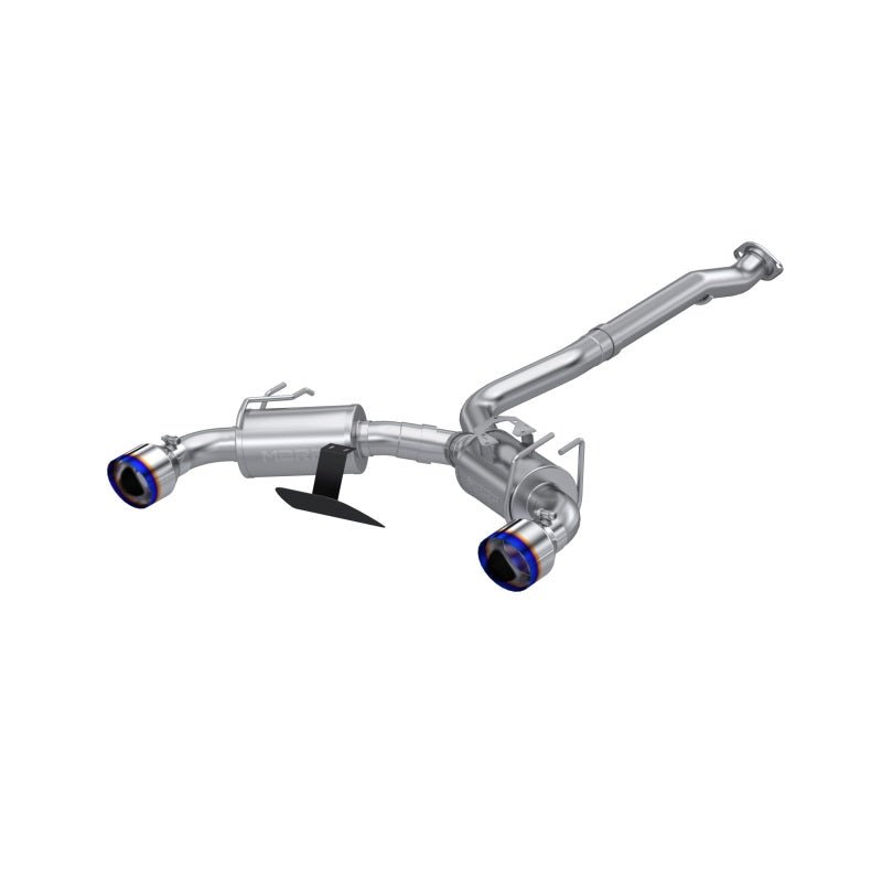 MBRP [23 Toyota Corolla GR 1.6L] T304 Stainless Steel 3in Cat - Back Dual Split Rear w/ Burnt End Tips | S43023BE - JDMuscleCat Back Exhaust SystemmbrpS43023BE