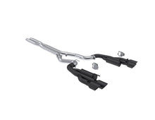 MBRP [24 - 25 Mustang 5.0L] Blk Alum. SS 3in Cat - Back Exhaust w/ Quad Blk Tips | Valve Delete - JDMuscleCat Back Exhaust SystemmbrpS7282BLK