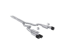 MBRP [24 - 25 Mustang 5.0L T304] SS 3in Cat - Back Exhaust w/ Quad Carbon Fiber Tips | Valve Delete - JDMuscleCat Back Exhaust SystemmbrpS72823CF