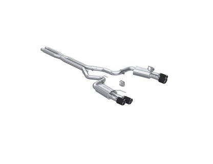 MBRP [24 - 25 Mustang GT] Armor Pro 3in Steet Profile Catback Exhaust - Carbon Fiber Tips | S72803CF - JDMuscleCat Back Exhaust SystemmbrpS72803CF