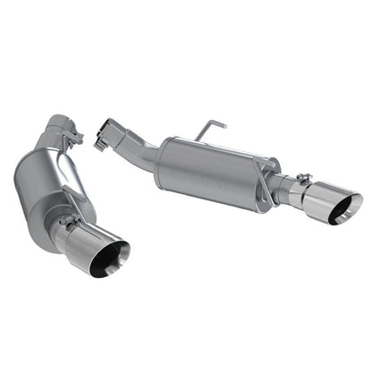 MBRP Armor Lite Series Dual Mufflers Axle Back Exhaust System for 2005 - 2010 Ford Mustang GT & Shelby GT500 | mbrpS7200AL - JDMuscleSPK278993