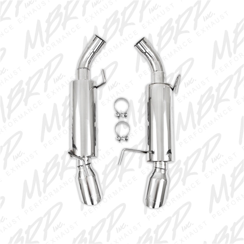 MBRP Armor Pro Series Dual Axle Back Exhaust System for 2005 - 2010 Ford Mustang GT & Shelby GT500 | mbrpS7200304 - JDMuscleSPK17169