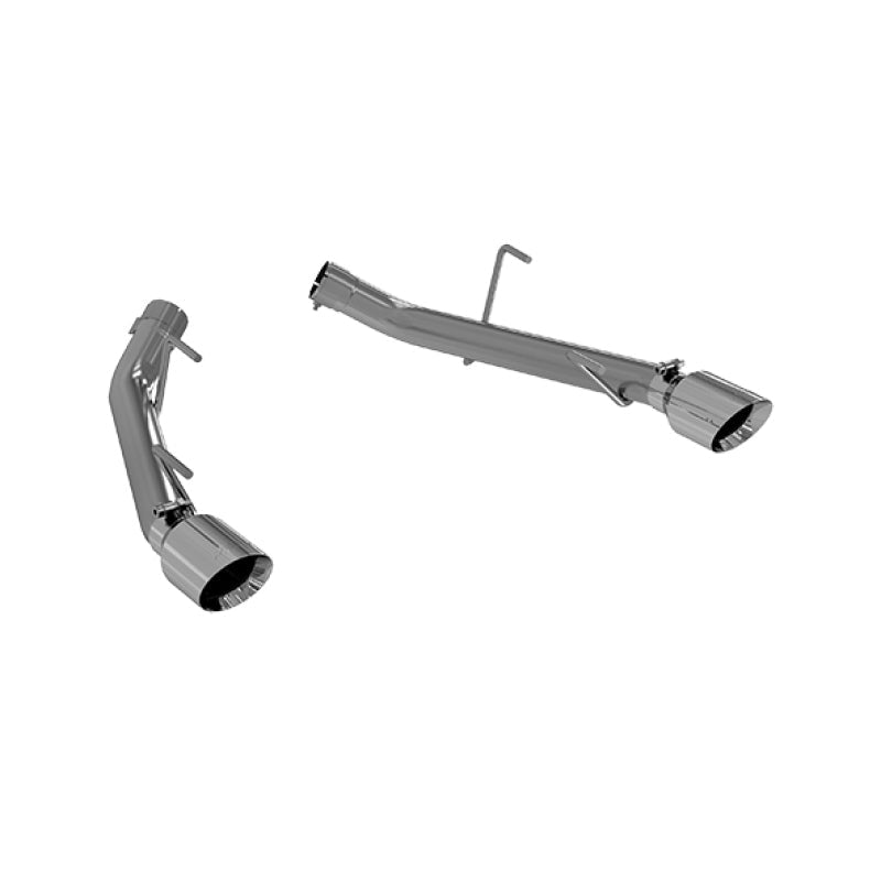 MBRP Armor Pro Series Dual Axle Back Exhaust System for 2005 - 2010 Ford Mustang GT - T304 Stainless Steel, 2.5 Inch Diameter with 4 Inch Tips | mbrpS7202304 - JDMuscleSPK17134