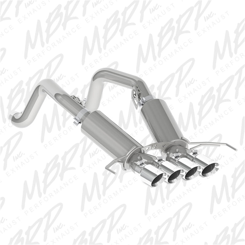 MBRP Armor Pro Series Dual Axle Back Exhaust System for Chevrolet Corvette 2014 - 2018 with 3 - inch T304 Stainless Steel Tips | mbrpS7030304 - JDMuscleSPK4370073