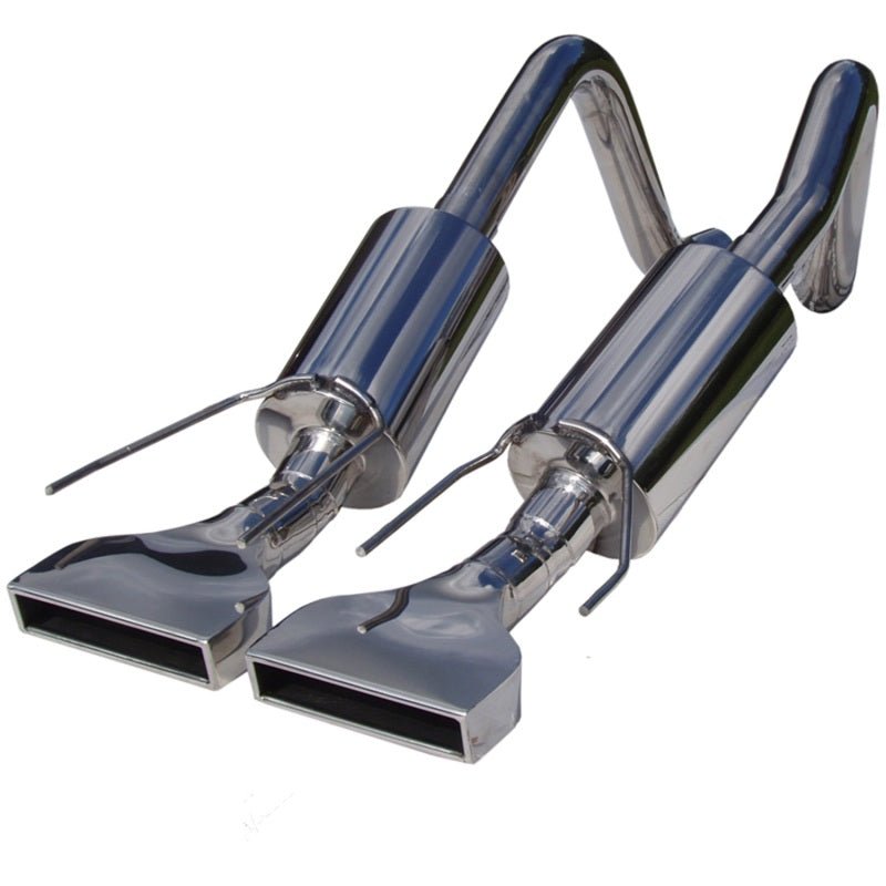 MBRP Armor Pro Series Dual Muffler Axle Back Exhaust System for Chevrolet Corvette 2005 - 2008 | mbrpS7002304 - JDMuscleSPK17502