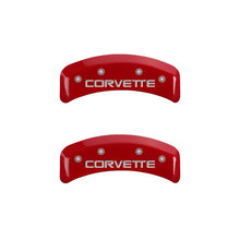 MGP 4 - Piece Gloss Red Caliper Cover Set for Chevrolet Corvette C4 (Part No. mgp13013SCV4RD) | mgp13013SCV4RD - JDMuscleSPK93338