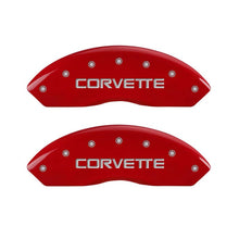 MGP 4 - Piece Gloss Red Caliper Cover Set for Chevrolet Corvette C4 (Part No. mgp13013SCV4RD) | mgp13013SCV4RD - JDMuscleSPK93338