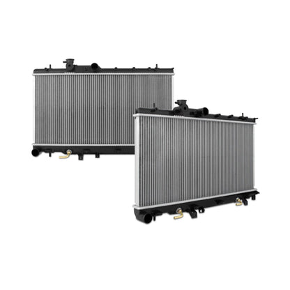 Mishimoto [02-07 WRX / 04-07 WRX STI] OEM Replacement Radiator - Aluminum Core, Black Tanks - JDMuscleRadiatorsmisR2703