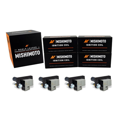Mishimoto 04 - 10 Subaru WRX/STI Ignition Coil Set - 4 - Pack for Improved Engine Performance | misMMIG - WRX - 0404 - JDMuscleSPK823148