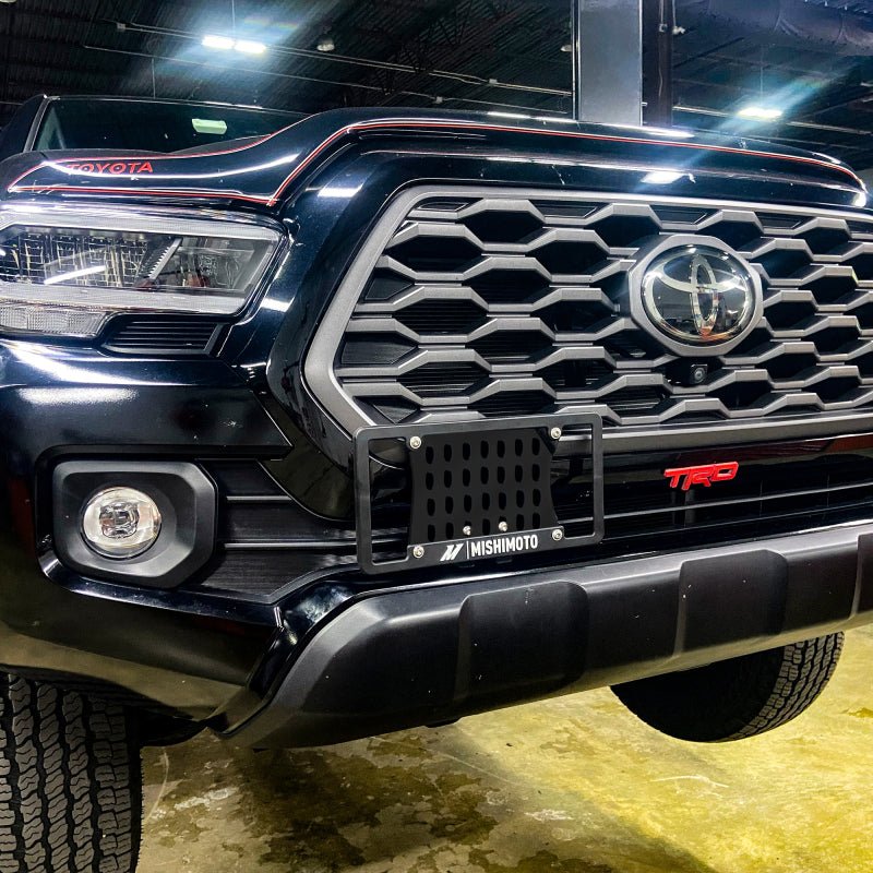 Mishimoto 16 - 23 Toyota Tacoma License Plate Relocation Kit - JDMuscleSPKmisMMLP-TAC-16