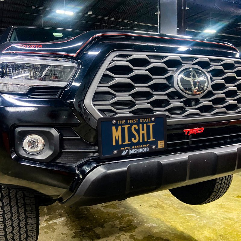 Mishimoto 16 - 23 Toyota Tacoma License Plate Relocation Kit - JDMuscleSPKmisMMLP-TAC-16
