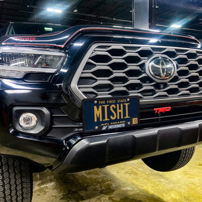 Mishimoto 16 - 23 Toyota Tacoma License Plate Relocation Kit - JDMuscleSPKmisMMLP-TAC-16