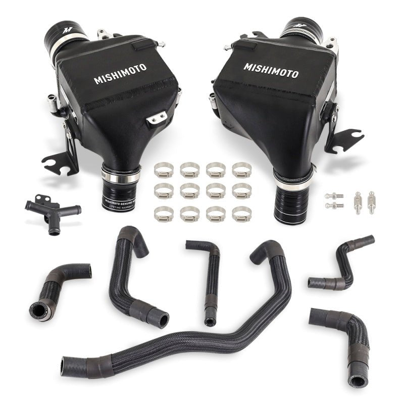 Mishimoto [16-24 Q50/Q60] 3.0T Performance Air-to-Water Intercooler Kit - Black - JDMuscleIntercoolersmisMMINT-Q50-16