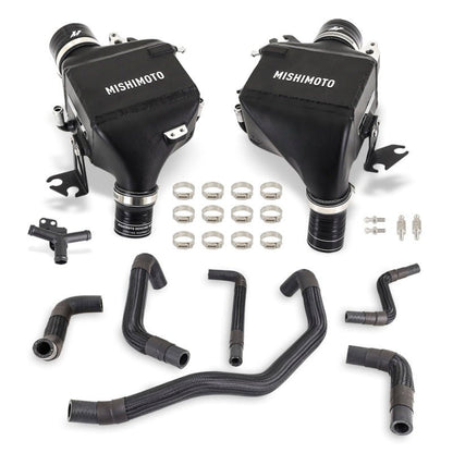 Mishimoto [16-24 Q50/Q60] 3.0T Performance Air-to-Water Intercooler Kit - Black - JDMuscleIntercoolersmisMMINT-Q50-16