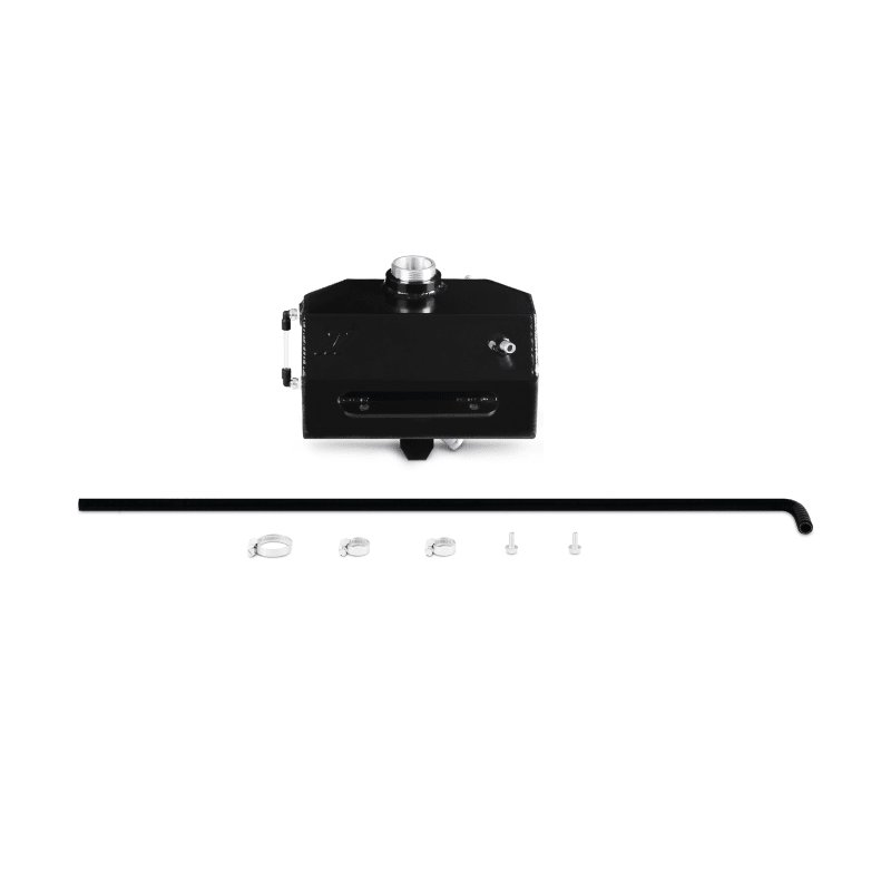 Mishimoto 2015 Ford Mustang EcoBoost / 3.7L / 5.0L Aluminum Coolant Expansion Tank - Black - JDMuscleShop the look 2misMMRT-MUS-15EBK