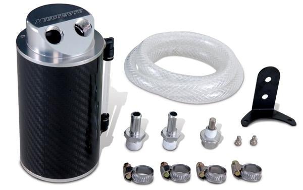 Mishimoto 2015+ Ford Mustang EcoBoost Baffled Oil Catch Can Kit - Black | misMMBCC - MUS4 - 15PBE - JDMuscleSPK182493