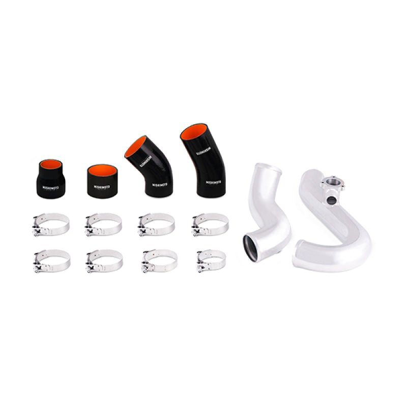 Mishimoto 2015 Ford Mustang EcoBoost Performance Intercooler Kit - Silver Core Polished Pipes - JDMuscleShop the look 2misMMINT-MUS4-15KPSL