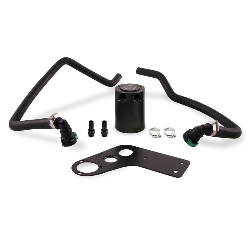 Mishimoto 2015+ Ford Mustang GT Baffled Oil Catch Can Kit - Black | misMMBCC - MUS8 - 15PBE - JDMuscleSPK182496