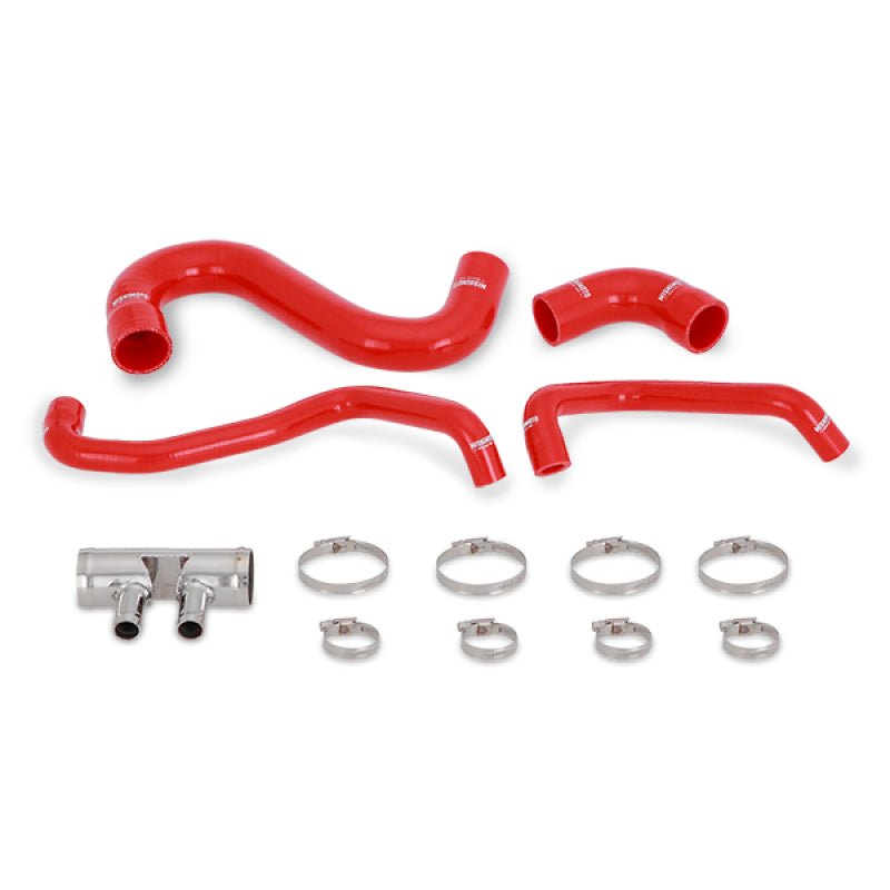 Mishimoto 2015+ Ford Mustang GT Silicone Lower Radiator Hose Kit - Red | misMMHOSE - MUS8 - 15LRD - JDMuscleSPK95009