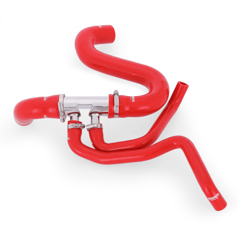 Mishimoto 2015+ Ford Mustang GT Silicone Lower Radiator Hose Kit - Red | misMMHOSE - MUS8 - 15LRD - JDMuscleSPK95009