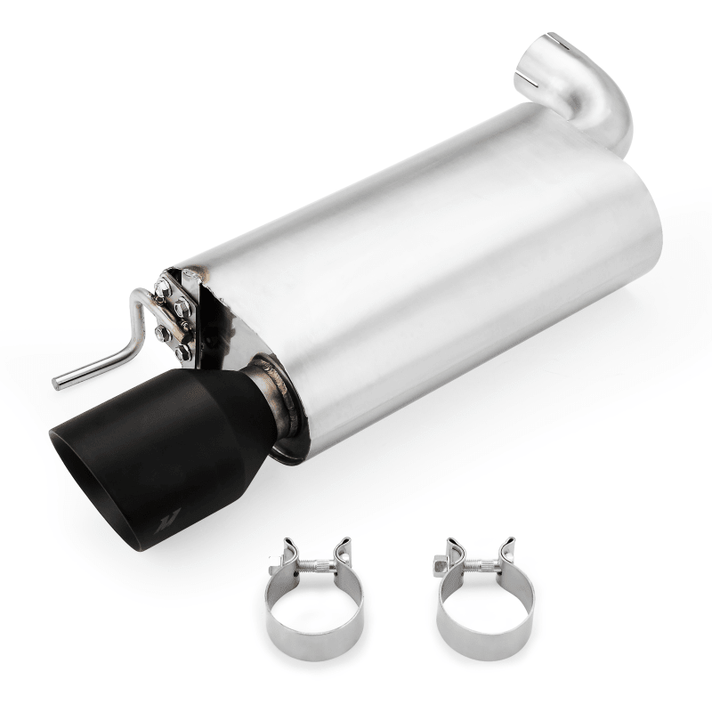 Mishimoto 2015+ Ford Mustang GT Street Axleback Exhaust w/ BlackTips - JDMuscleShop the look 2misMMEXH-MUS8-15ASBK
