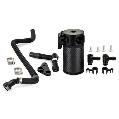Mishimoto 2020+ Chevrolet Corvette C8 Baffled Oil Catch Can Kit (PCV Side) - Carbon Fiber | misMMBCC - C8 - 20PCF - JDMuscleSPK482782