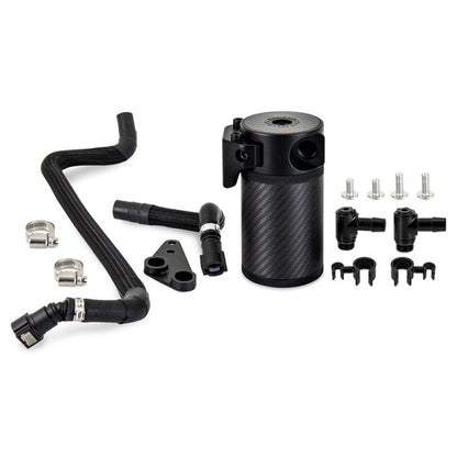 Mishimoto 2020+ Chevrolet Corvette C8 Baffled Oil Catch Can Kit (PCV Side) - Carbon Fiber | misMMBCC - C8 - 20PCF - JDMuscleSPK482782