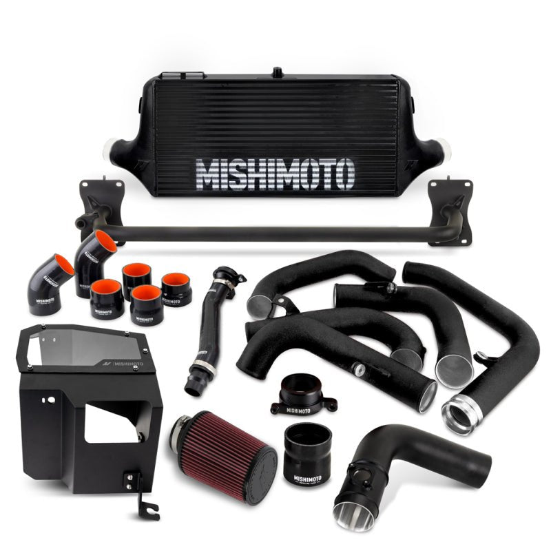 Mishimoto 2022+ WRX Intercooler Kit W/ Intake BK Core MWBK Pipes - JDMuscleSPKmisMMINT-WRX-22AIBKBK