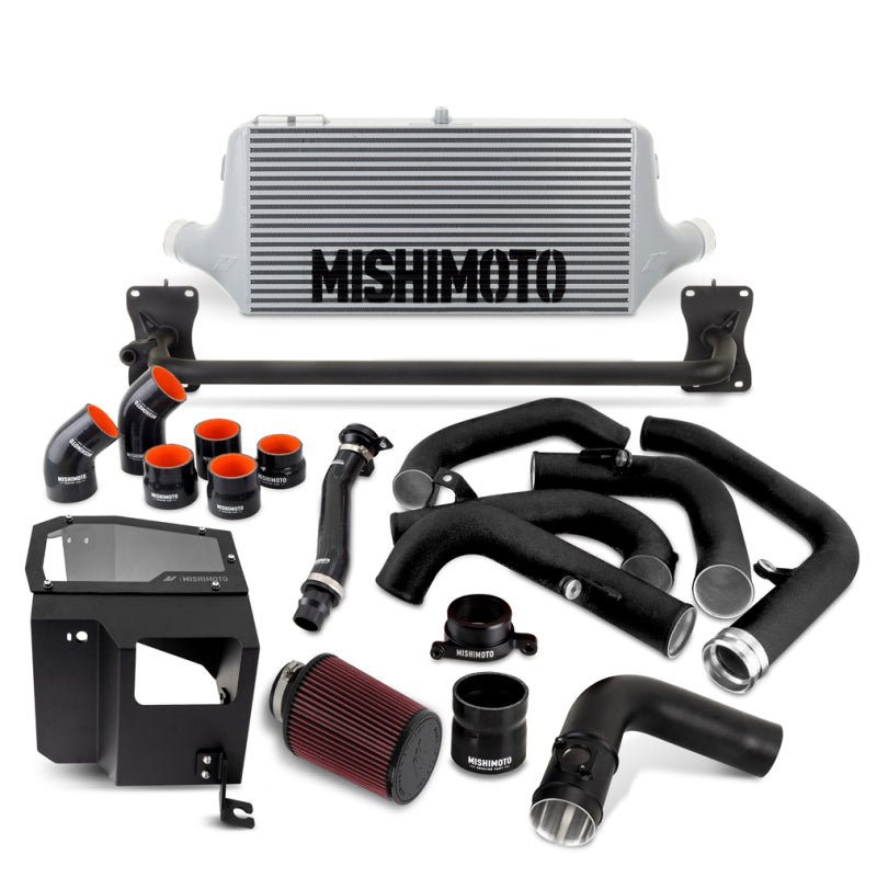 Mishimoto 2022+ WRX Intercooler Kit W/ Intake SL Core MWBK Pipes - JDMuscleSPKmisMMINT-WRX-22AISLBK