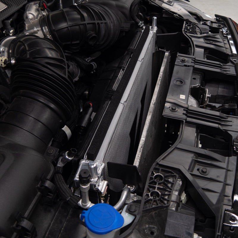 Mishimoto 2024+ Ford Mustang V8/2.3L Performance Aluminum Radiator - JDMuscleShop the look 2misMMRAD-MUS-24