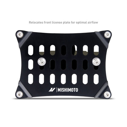 Mishimoto 21+ Ford Mustang Mach - E License Plate Relocation Kit - Adjustable Steel Bracket with Micro - Wrinkle Black Finish | misMMLP - MME - 21 - JDMuscleSPK774205