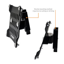 Mishimoto 21+ Ford Mustang Mach - E License Plate Relocation Kit - Adjustable Steel Bracket with Micro - Wrinkle Black Finish | misMMLP - MME - 21 - JDMuscleSPK774205