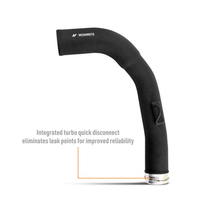 Mishimoto [22 - 26 WRX] Charge Pipe Micro - Wrinkle Black | MMICP - WRX - 22MWBK - JDMuscleCharge PipesmisMMICP-WRX-22MWBK
