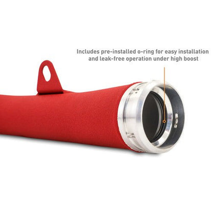 Mishimoto [22 - 26 WRX] Charge Pipe - Wrinkle Red | MMICP - WRX - 22WRD - JDMuscleCharge PipesmisMMICP-WRX-22WRD