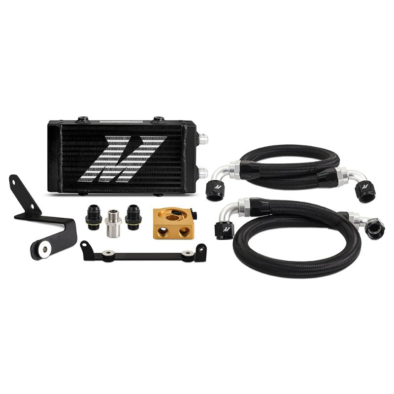 Mishimoto 23 - 26 Toyota GR Corolla Oil Cooler Kit - Thermostatic - Black | MMOC - GRC - 23TBK - JDMuscleOil Control DevicesmisMMOC-GRC-23TBK