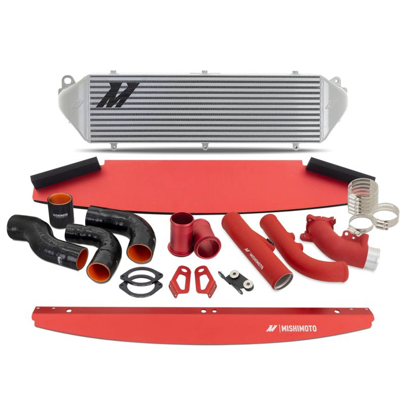 Mishimoto [23+ GR Corolla] Intercooler & Pipe Kit - Silver Cooler - Red Pipes | MMINT - GRC - 23KSLRD - JDMuscleIntercoolersmisMMINT-GRC-23KSLRD