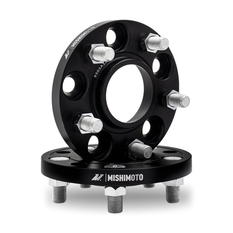 Mishimoto 5x114.3 20mm 56.1 Bore M12 Wheel Spacers - Black - JDMuscleSPKmisMMWS-003-200BK