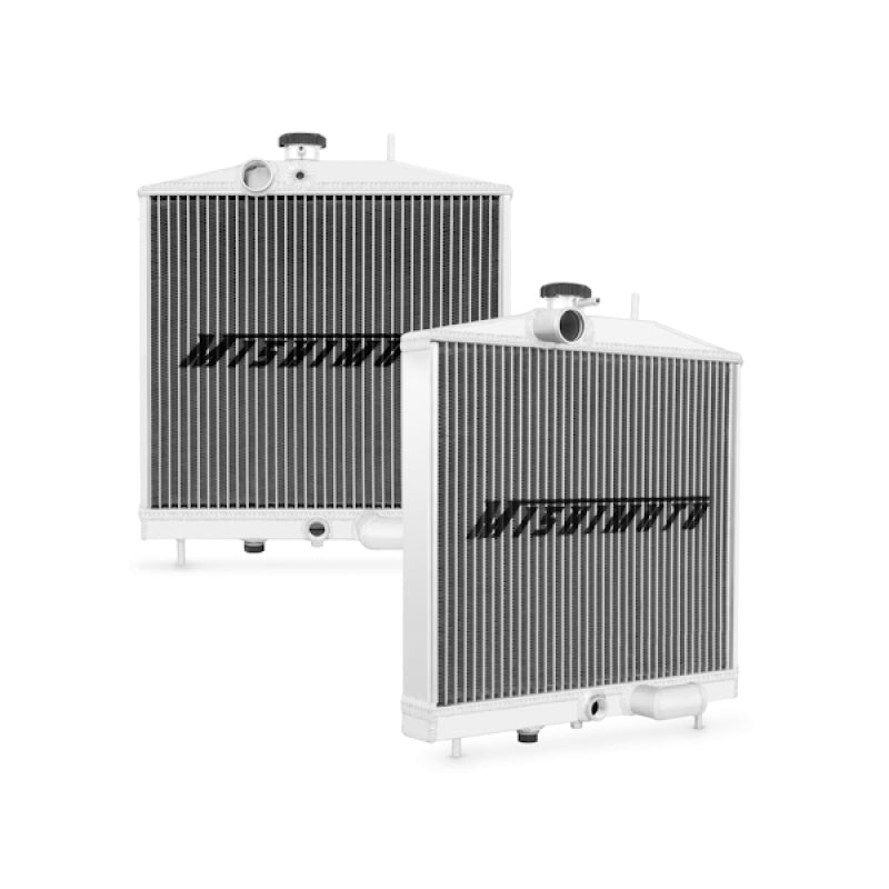 Mishimoto [96-00 Civic] K-Series Swap Aluminum Radiator - Natural Finish - JDMuscleRadiatorsmisMMRAD-K20-EK