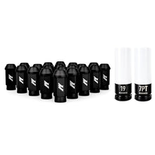 Mishimoto Aluminum Locking Lug Nuts M12x1.5 20pc Set Black - JDMuscleSPKmisMMLG-15-20LBK