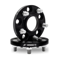 Mishimoto Mishimoto Wheel Spacers 5x114.3 64.1 CB M14x1.5 15mm BK - JDMuscleSPK669562
