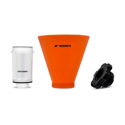 Mishimoto Screw - On Oil Funnel Kit for Subaru Vehicles – No - Spill Design with Extended Adapter | misMMTL - SOOF - SUB - JDMuscleSPK827926