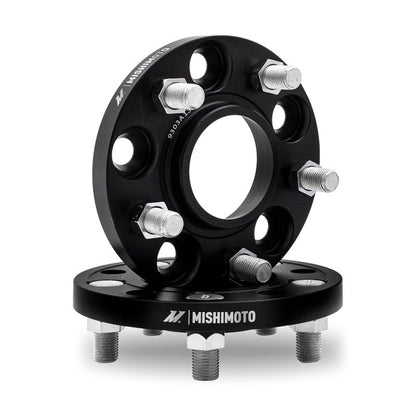 Mishimoto Wheel Spacers - 5x114.3 - 60.1 - 45 - M12 - Black - JDMuscleSPK612379