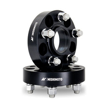 Mishimoto Wheel Spacers - 5x114.3 - 67.1 - 25 - M12 - Black - JDMuscleSPK612369