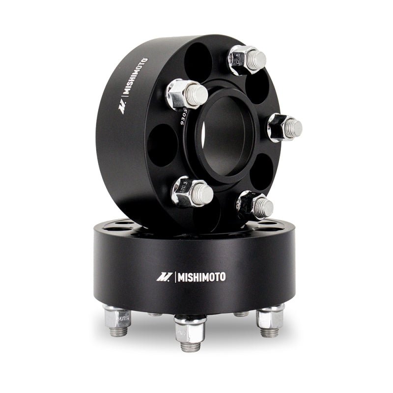 Mishimoto Wheel Spacers - 5x114.3 - 67.1 - 50 - M12 - Black - JDMuscleSPK612372