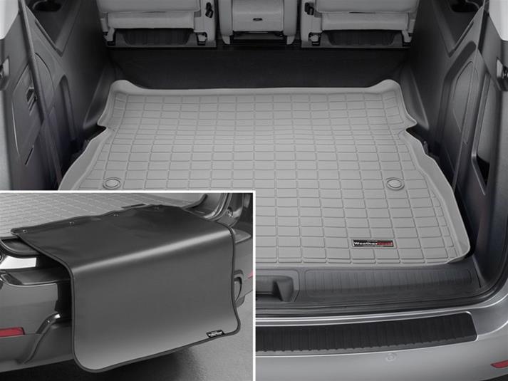 WeatherTech 2024 Crosstrek Cargo Liner With Bumper Protector - Grey | 421706SK