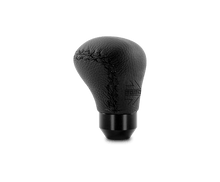 Momo Anatomico Shift Knob - Black Leather, Black Stitching - JDMuscleSPKmomASBK1