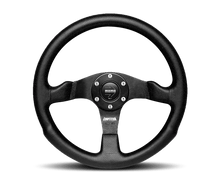 Momo Competition Steering Wheel 350 mm - Black AirLeather/Black Spokes - JDMuscleSPKmomCOM35BK0B